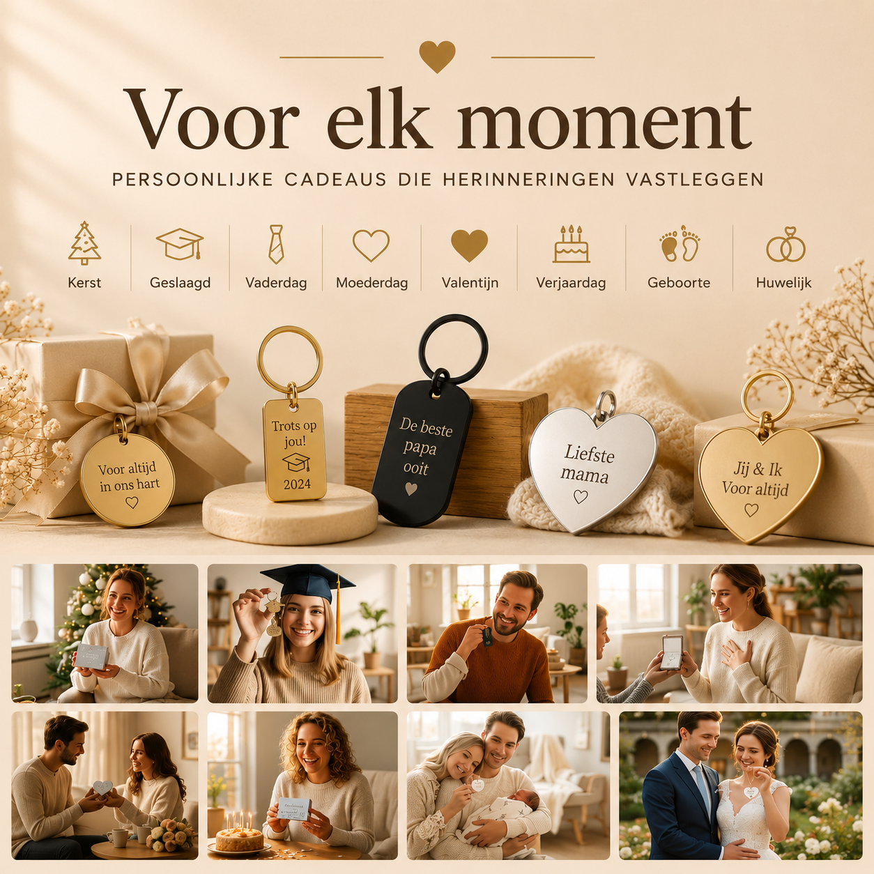 Voor elk moment – Gepersonaliseerde cadeaus