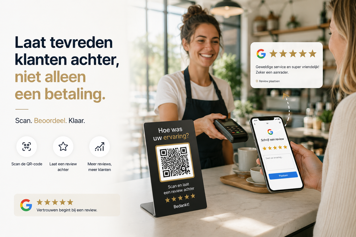 Voorbeeld logo gravure op NFC standaard