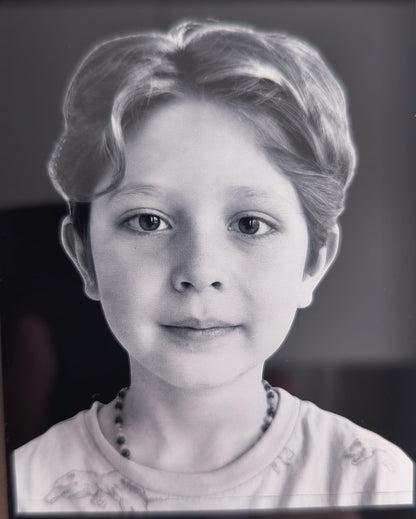 Voorbeeld gepersonaliseerde foto op acryl XL 20x20