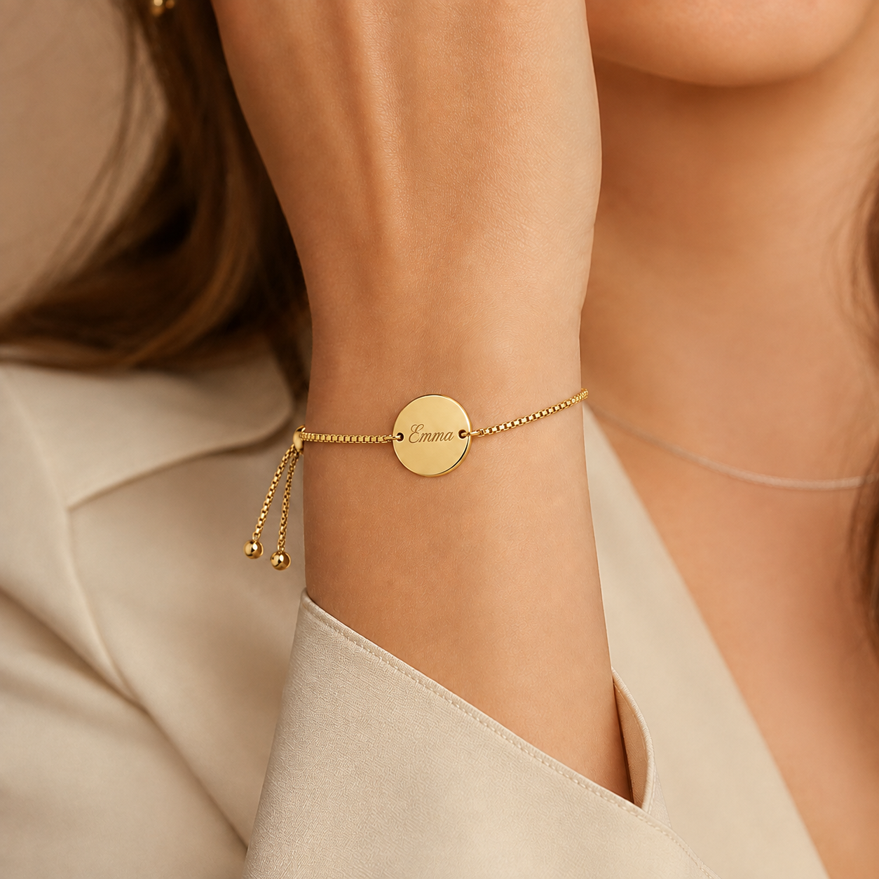 Ronde Armband met gravure