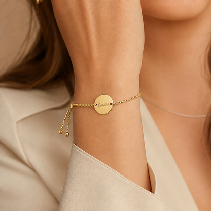 Ronde Armband met gravure