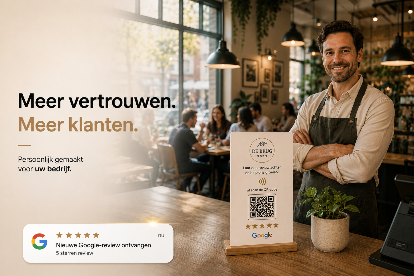 Tafelstandaard productweergave horeca