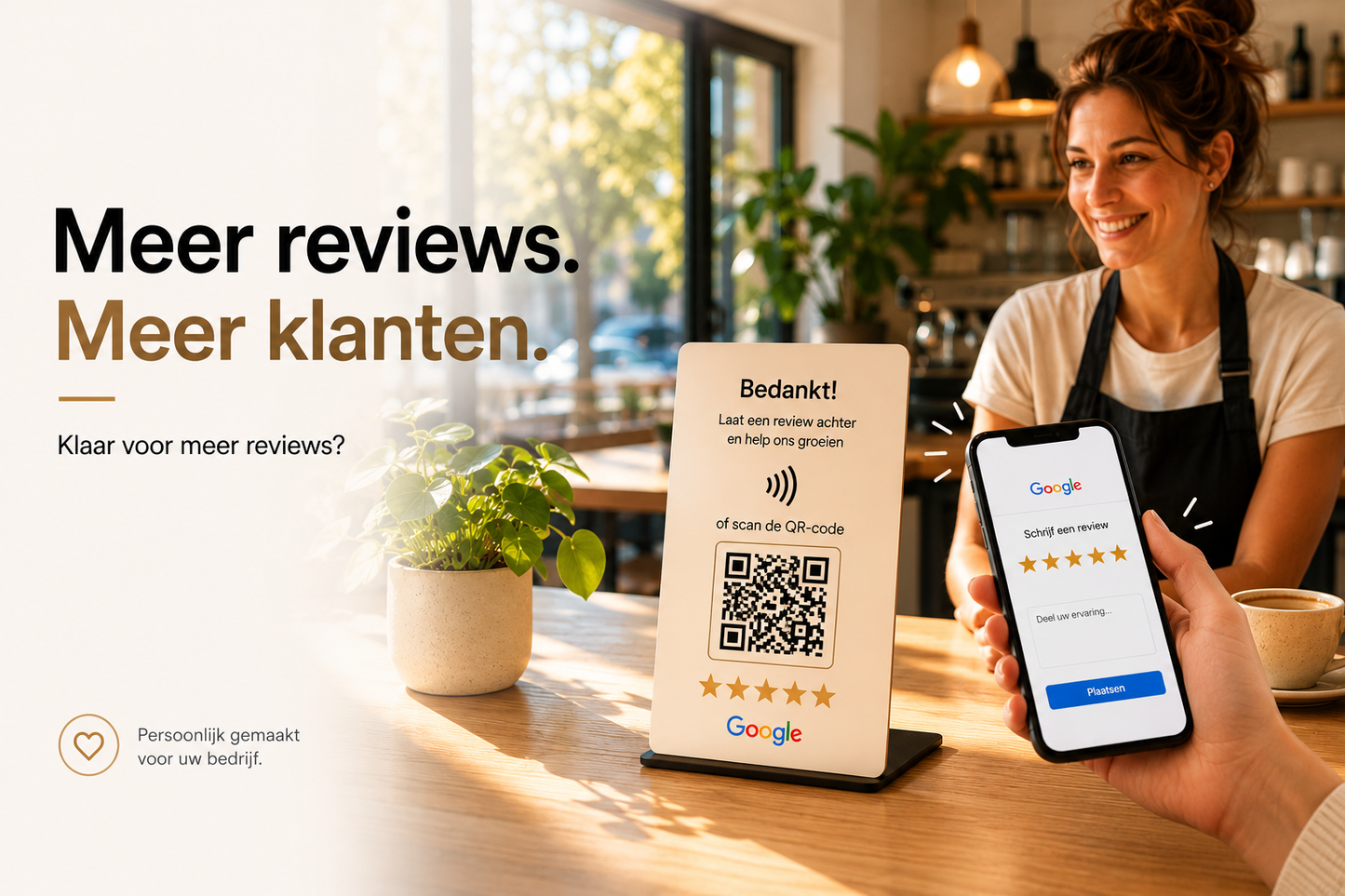 NFC tafelstandaard metalen uitvoering