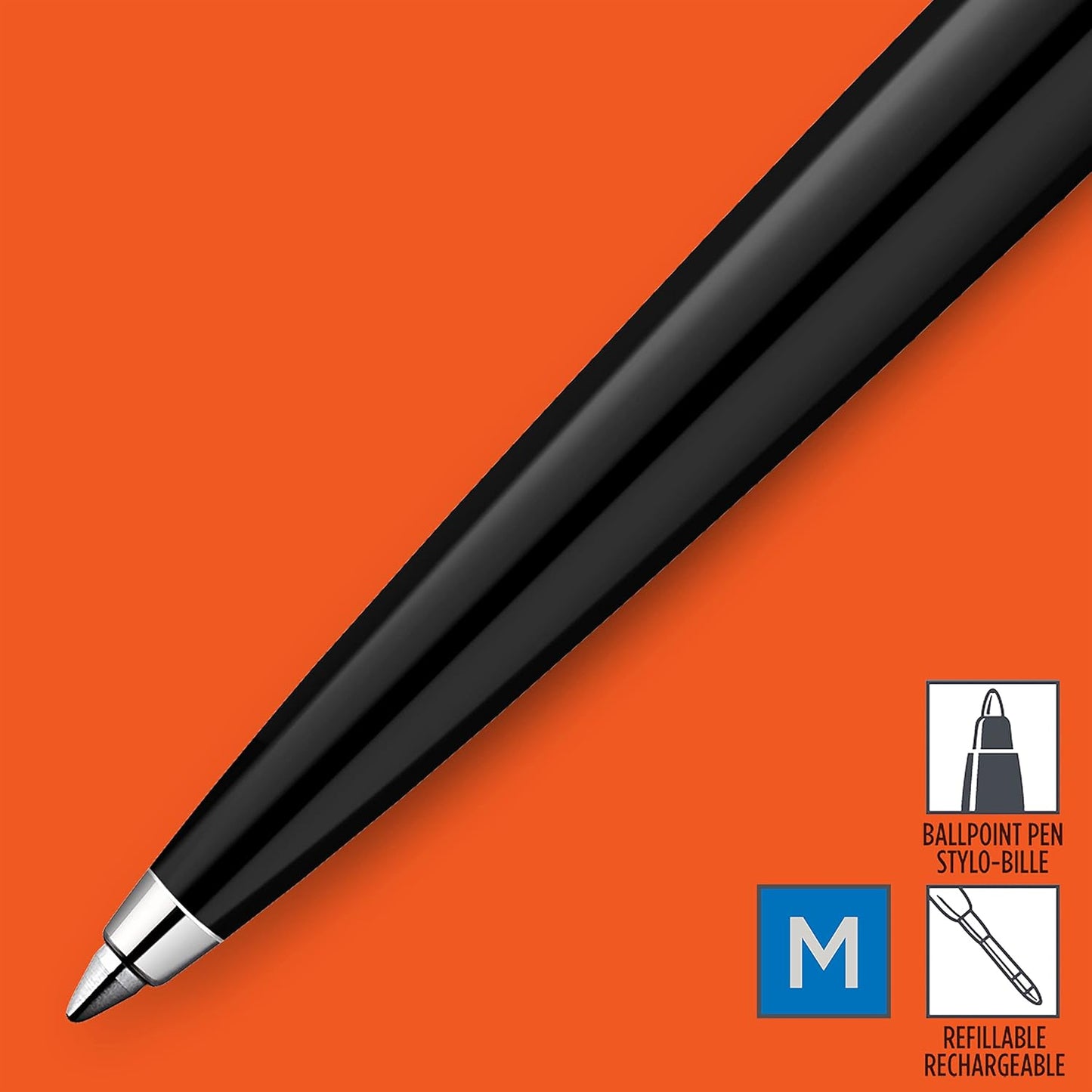 Parker Jotter rood detailweergave