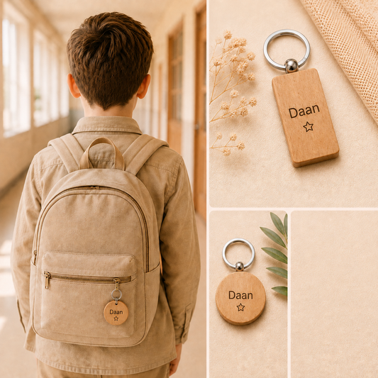 Houten Naamlabel