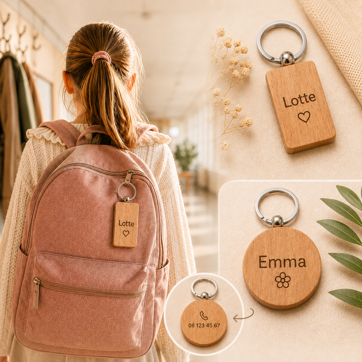 Houten Naamlabel