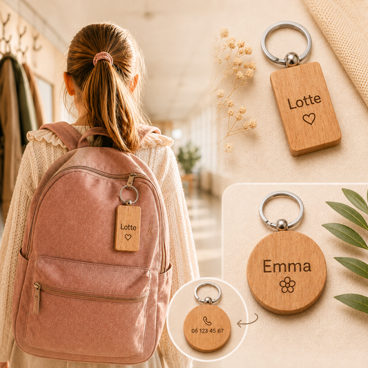 Houten Naamlabel