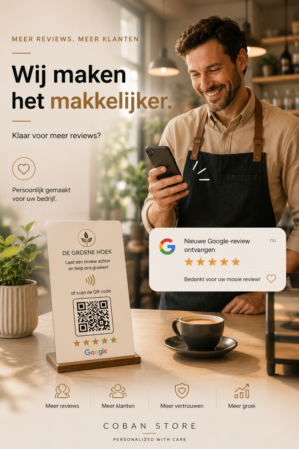Tafelstandaard complete set weergave