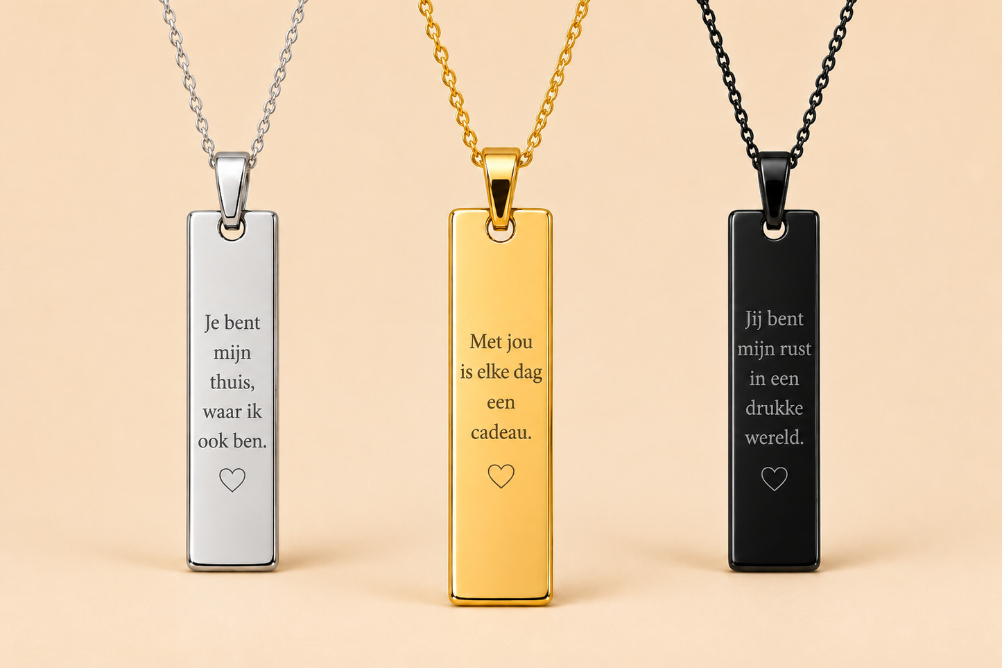 Bar hanger RVS goud productweergave