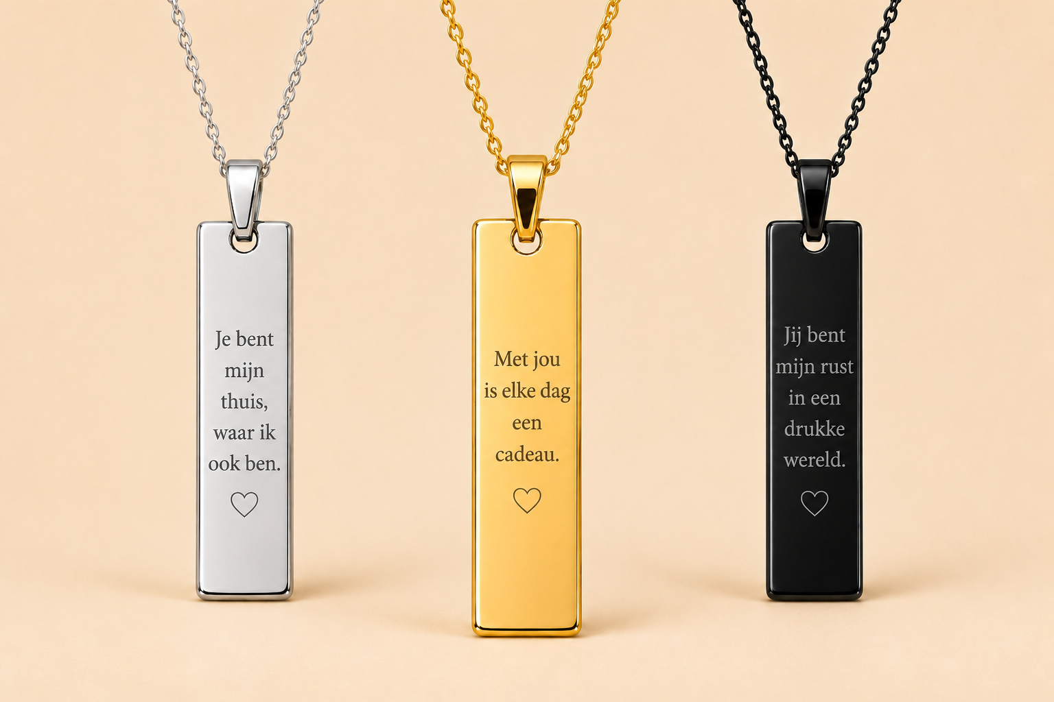 Bar hanger RVS goud productweergave